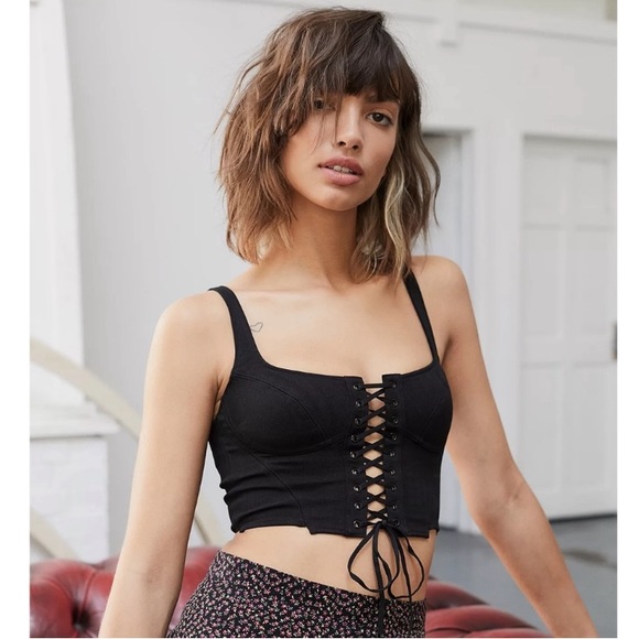 Urban Outfitters Lucinda Corset Top - Picture 1 of 3